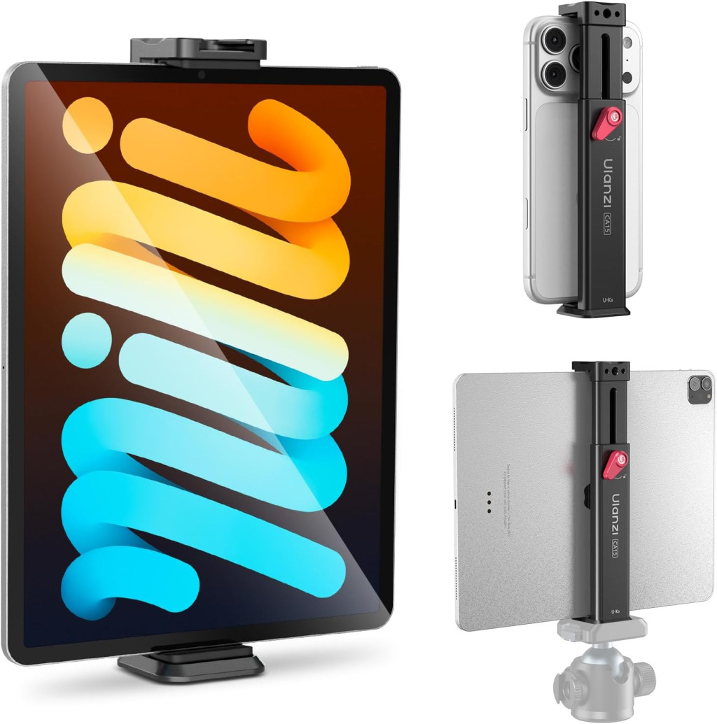 Ulanzi CA15 OneLock tablet tartó  Uka és Arca Swiss csatlakozás  fém