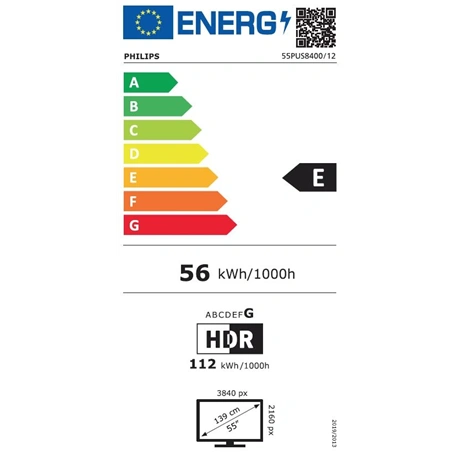 Philips 55PUS8400/12 55" UHD AMBILIGHT SMART QLED Televízió