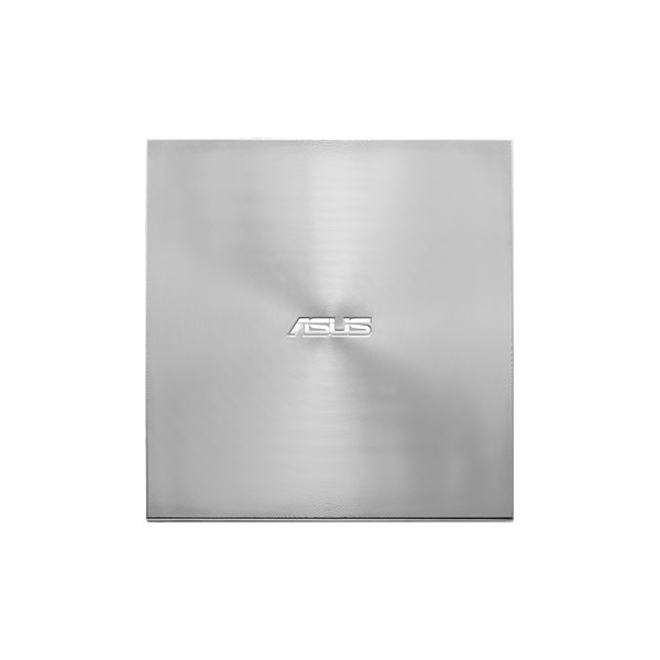 ASUS ZenDrive U9M ezüst ultravékony, hordozható 8-szoros DVD-író USB Type-C kábellel és M-DISC támogatással (SDRW-08U9M-U/SIL/G/AS)