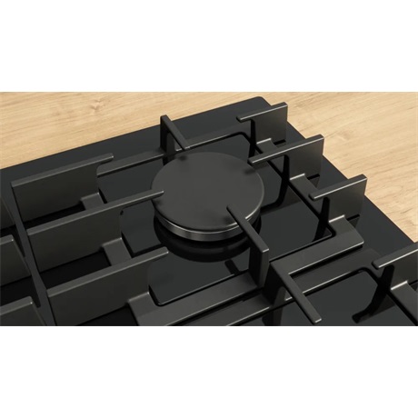 Bosch PRP6A6H40 Beépíthető gázfőzőlap, 4 zónás, Fekete