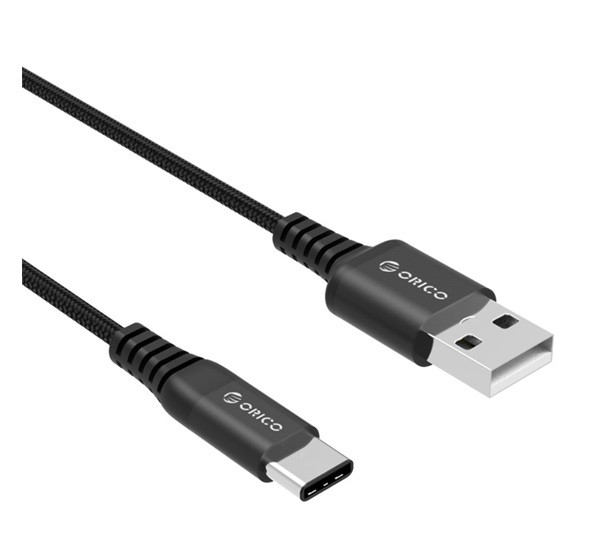 ORICO adatkábel és töltő (USB - Type-C, gyorstöltés támogatás, 100cm, törésgátló, cipőfűző minta) FEKETE (HTK-10_B) ORICO adatkábel és töltő (USB - Type-C, gyorstöltés támogatás, 100cm, törésgátló, cipőfűző minta) FEKETE (HTK-10_B)