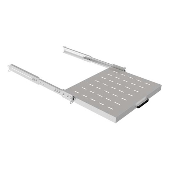 Lanberg 19" kihúzható polc/tálca 350mm 1U/445X350mm maximum terhelhetőség 35kg Szürke