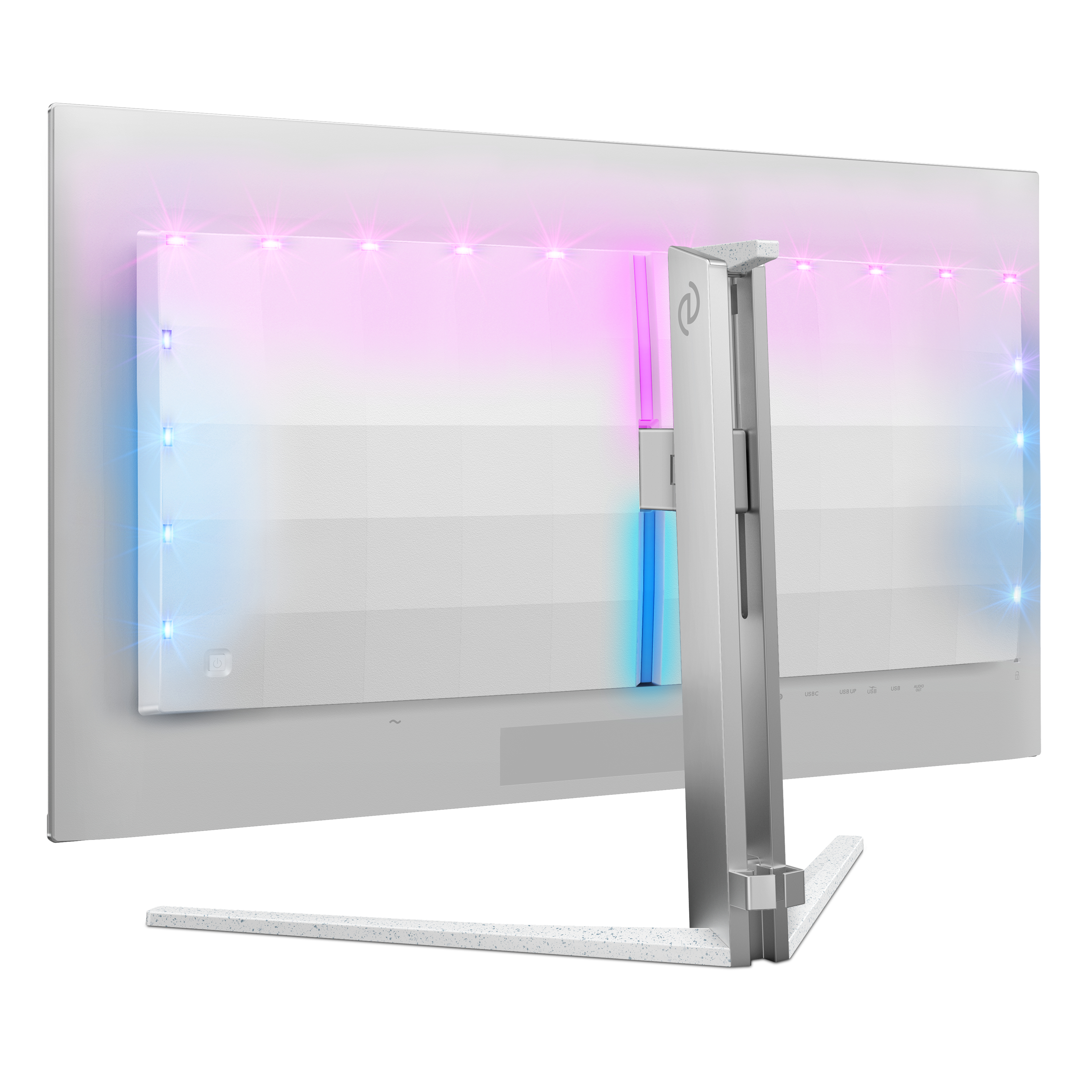 PHILIPS 31.5" EVNIA 32M2N8900/00 Monitor - 3840x2160, OLED, 240Hz, 0,03ms, Hangszóró, Pivot, RGB, Gamer, Fehér