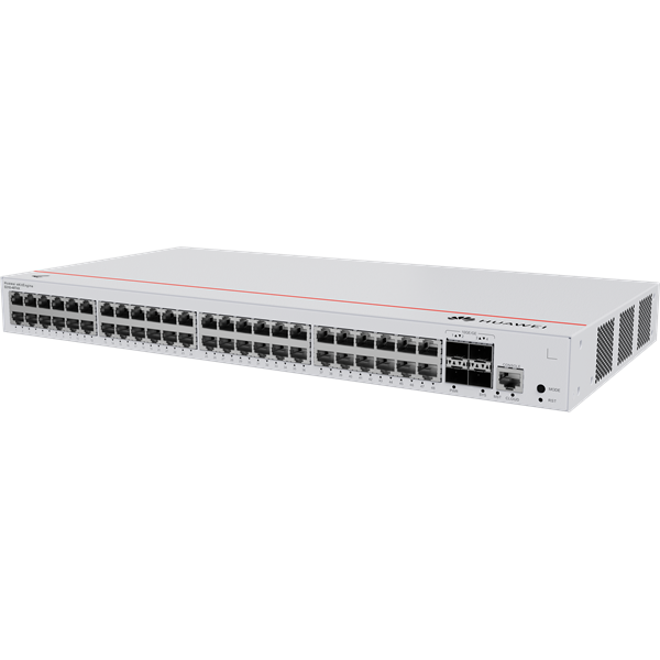 Huawei eKit Switch 48x1000Mbps + 4x10GE (SFP+) + 1konzol port, iStack, Layer2+ managed Rackes - S310-48T4X