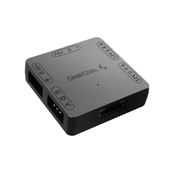  DeepCool  DP-FRGB-CHUB5-12V RGB Convertor - 5V ADD-RGB to 12V RGB transfer hub  