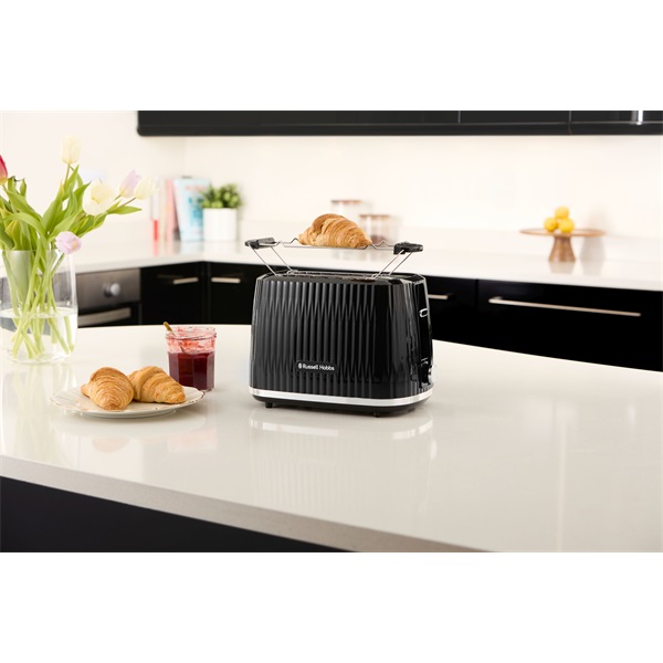Russell Hobbs 27371-56/RH Eden fekete 2 szeletes kenyérpirító Russell Hobbs 27371-56/RH Eden fekete 2 szeletes kenyérpirító