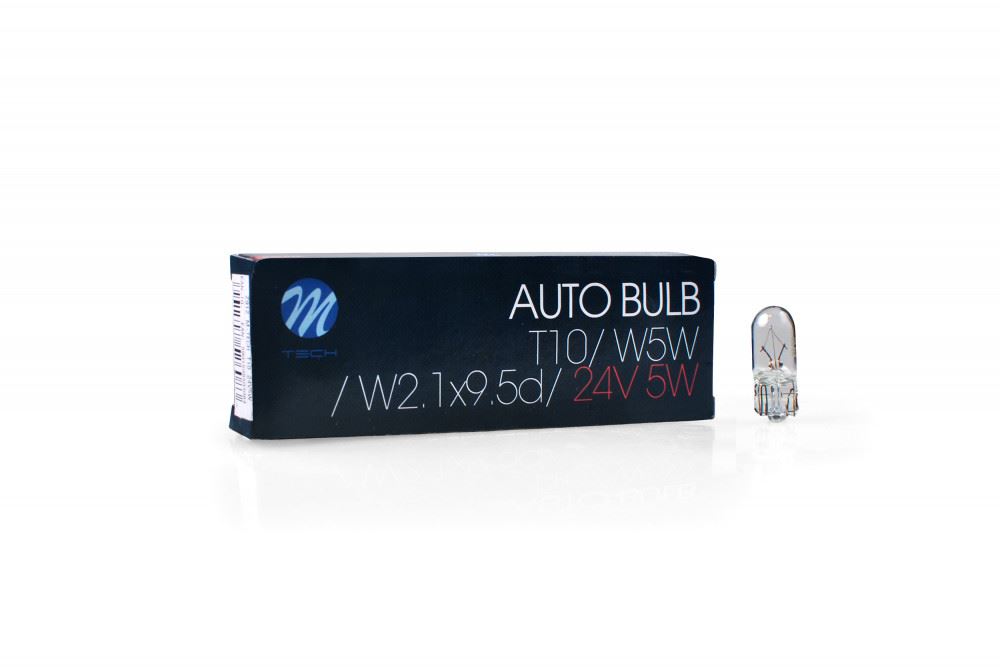 M-Tech T10 W5W halogén izzó 24V - 5W 1db (72Z912)