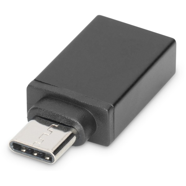 Assmann USB A -> USB C adapter fekete (AK-300506-000-S)