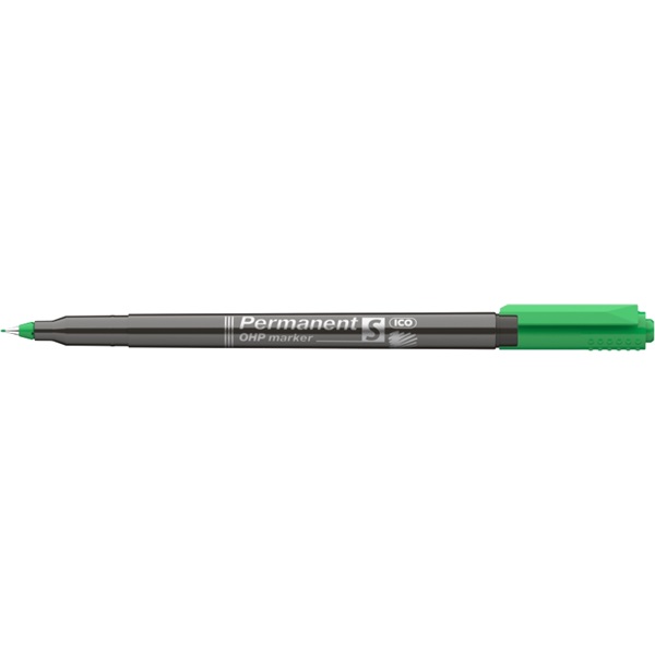 ICO OHP S 0,3mm zöld permanent marker
