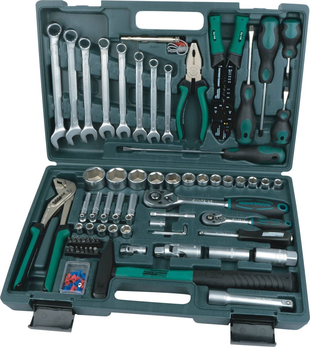 Brüder Mannesmann M29099 szerszámos hordtáska tartalommal 99 részes