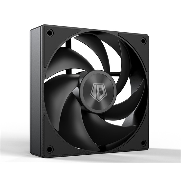 ID-Cooling AF-1230-K  31,1dB PWM 12cm Cooler  Fekete 