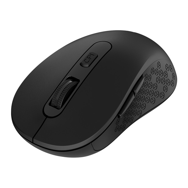 Everest  SM-BT08  Bluetooth  1600 DPI 2,4 Ghz BT 5.2  4gomb optikai Vezeték nélküli Egér   Fekete 