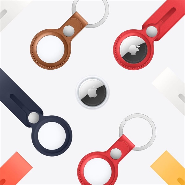 APPLE AirTag bluetooth nyomkövető 4db (kulcstartóra, táskára, autóba, valós idejű nyomkövetés) FEHÉR (MX542ZY/A)