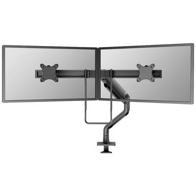 Newstar DS75S-950BL2 2 részes Monitor asztali tartó 43,2 cm (17) - 68,6 cm (27) Fekete Dönthető, Forgatható, Csuklóval mozgatható, ...