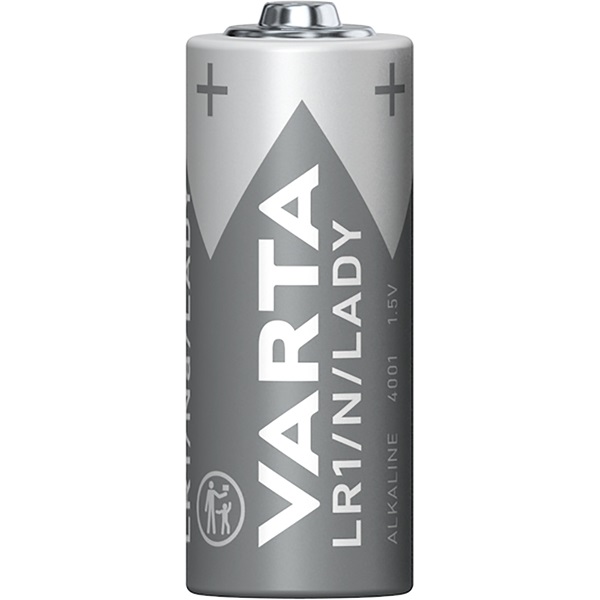 Lady elem N, alkáli mangán, 1,5V, 850 mAh, 2 db, Varta High Energy N, LR1, LR01, E90, LR1-N, LR1/E90, 4001, AM5, KN Lady elem N, alkáli mangán, 1,5V, 850 mAh, 2 db, Varta High Energy N, LR1, LR01, E90, LR1-N, LR1/E90, 4001, AM5, KN