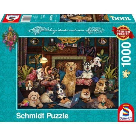 Schmidt Colorful Evening in the Salon 1000 db-os puzzle (4001504599874)