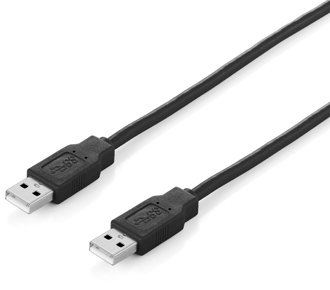 Equip 128870 USB 2.0 A-A kábel apa - apa duplán árnyékolt 1,8m Equip 128870 USB 2.0 A-A kábel apa - apa duplán árnyékolt 1,8m