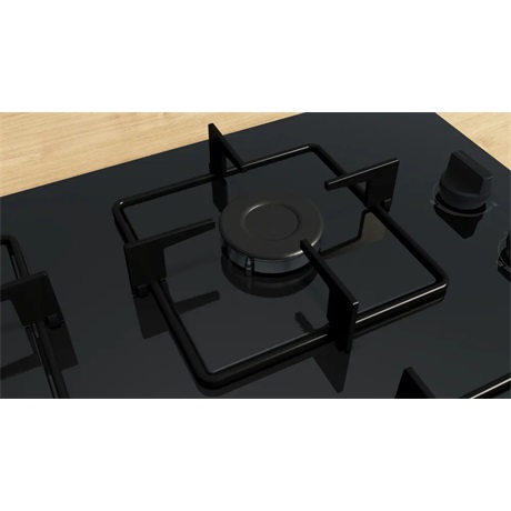 Bosch POH6B6K30 Beépíthető gázfőzőlap, 4 zónás, Fekete