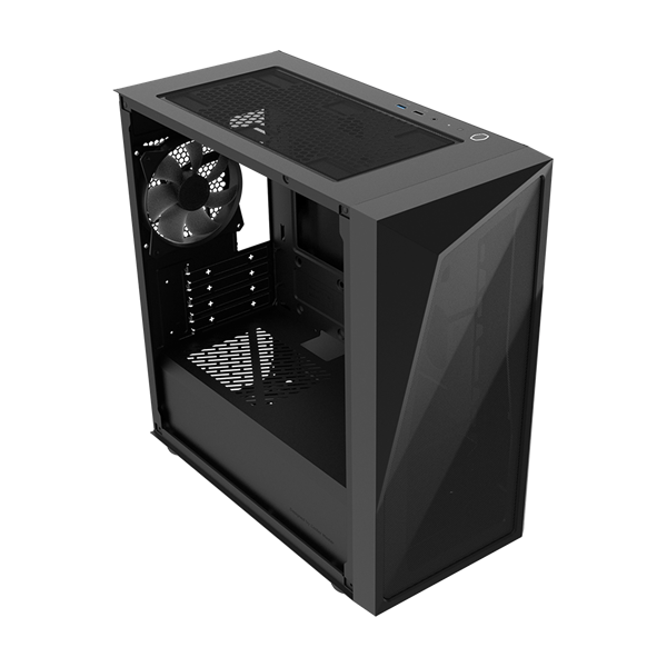 COOLER MASTER Mini Tower ATX CMP 320L 1db Ventilátorral Tápegység nélkül Ház Fekete