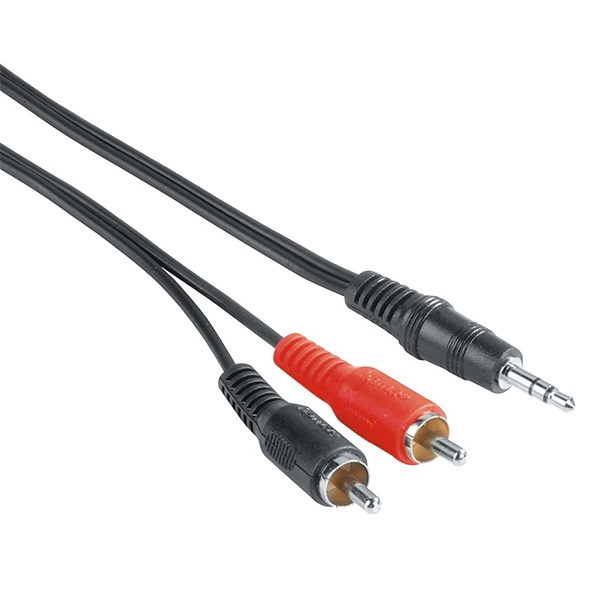 Hama 205106 ECO 2m 3,5mm Jack-2RCA kábel Hama 205106 ECO 2m 3,5mm Jack-2RCA kábel