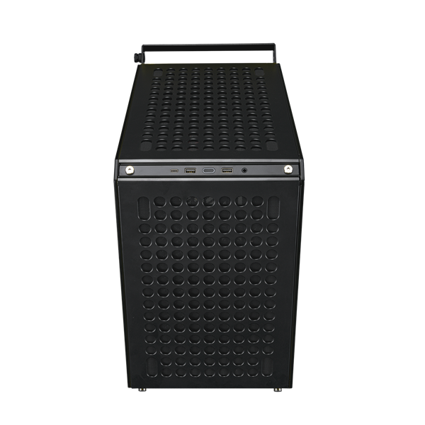 COOLER MASTER Mid ATX QUBE 500 FLATPACK BLACK EDITION Tápegység nélkül Ház  fekete