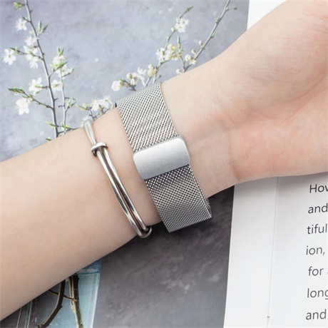 Mybandz 63270 CSATOS MILÁNÓI FÉM ÓRASZÍJ-SAMSUNG GALAXY WATCH 5-6-7/EZÜST/20MM