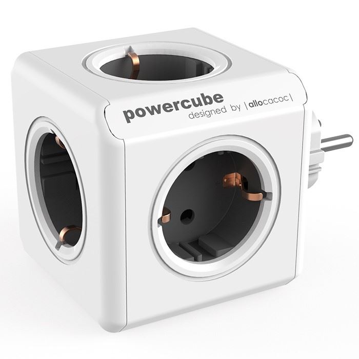 Allocacoc PowerCube Original hálózati elosztó fehér-szürke (1100GY/DEORPC) Allocacoc PowerCube Original hálózati elosztó fehér-szürke (1100GY/DEORPC)
