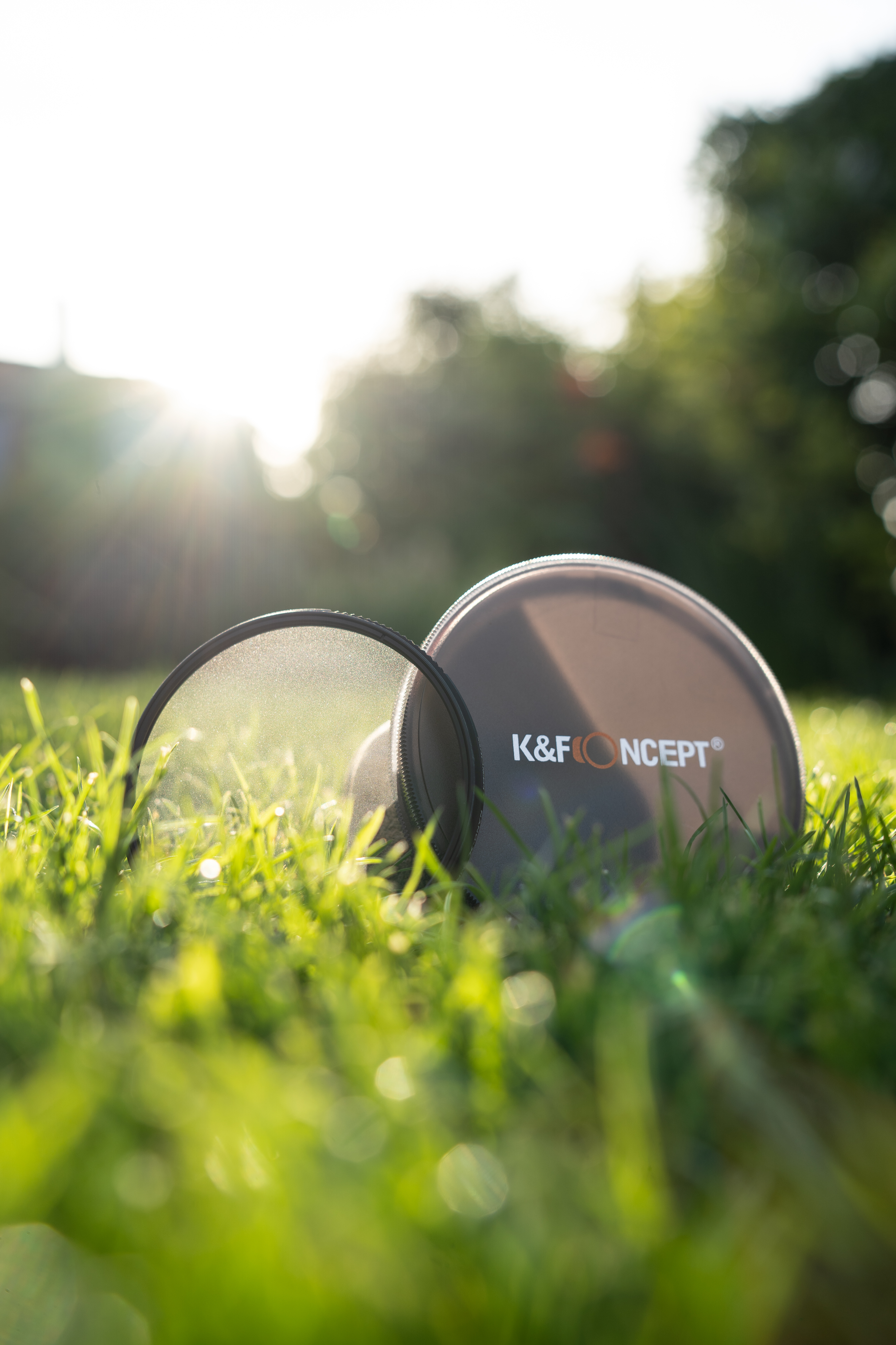 K&F Concept NANO-X Slim, HD, VARIO ND 2-400 változtatható szürkeszűrő, vízlepergető, karcálló, 55mm