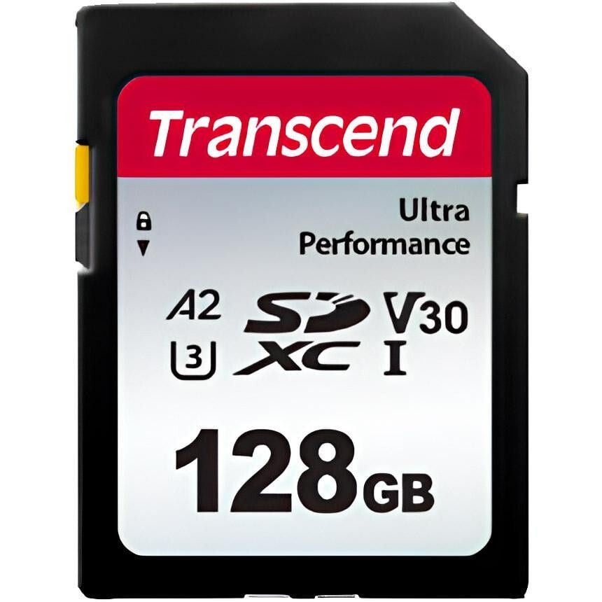 Transcend 128GB SDXC Ultra Performance Class 10 UHS-I V30 A2 Memóriakártya