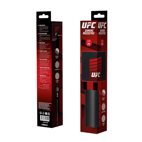 KONIX - UFC XXL Gaming Egérpad 900x460mm Mintás KONIX - UFC XXL Gaming Egérpad 900x460mm Mintás
