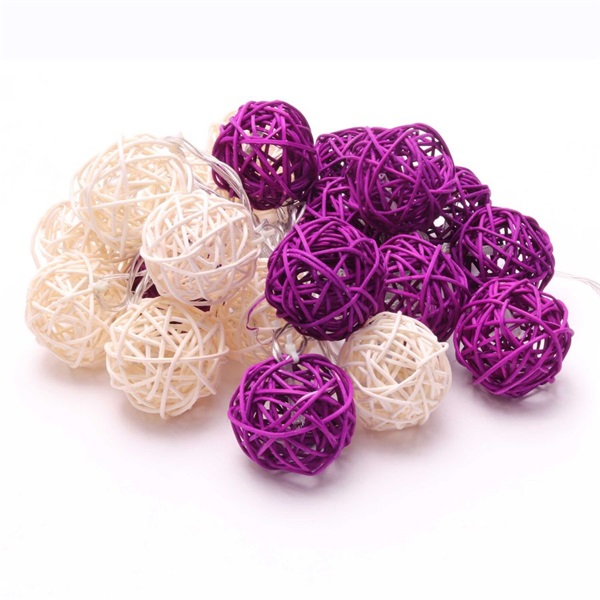 IRIS Gömb alakú fonott/rattan/4m/meleg fehér + lila/20db LED-es/3xAA elemes fénydekoráció (101-03) IRIS Gömb alakú fonott/rattan/4m/meleg fehér + lila/20db LED-es/3xAA elemes fénydekoráció (101-03)