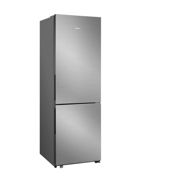 Midea MDRB548MME46 Space master Hűtő: 271L  Fagyasztó:130L alulfagyasztós hűtőszekrény Inox