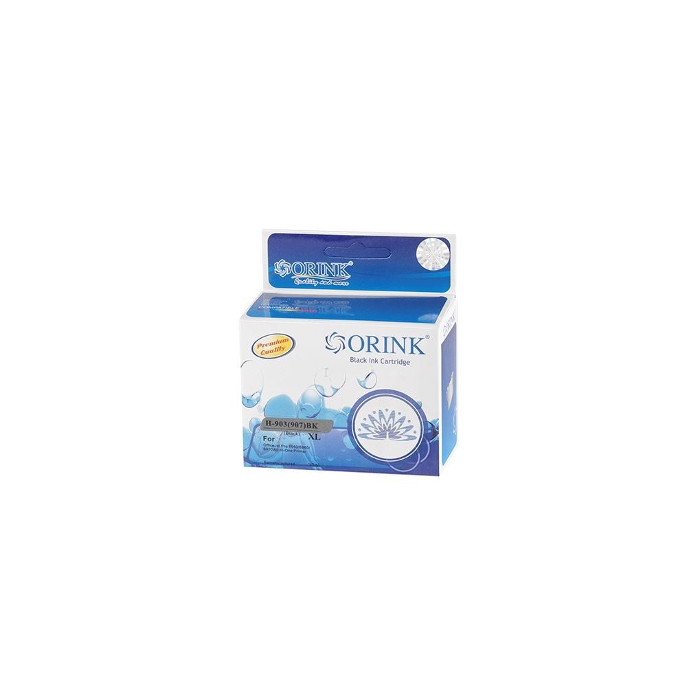 Orink utángyártott HP 907XL/T6M19AE tintapatron fekete (HPO907XLBK)