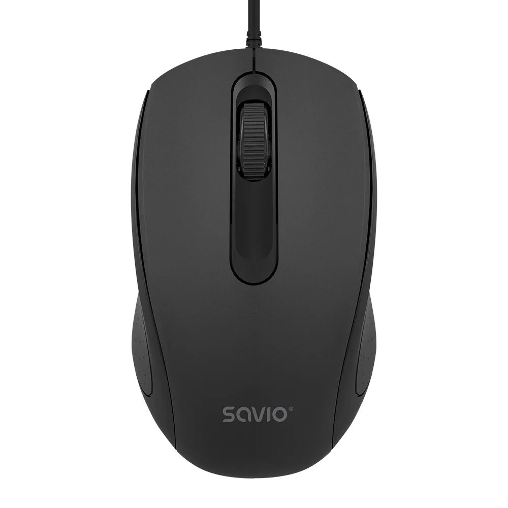 Savio MB-02 vezetékes egér fekete