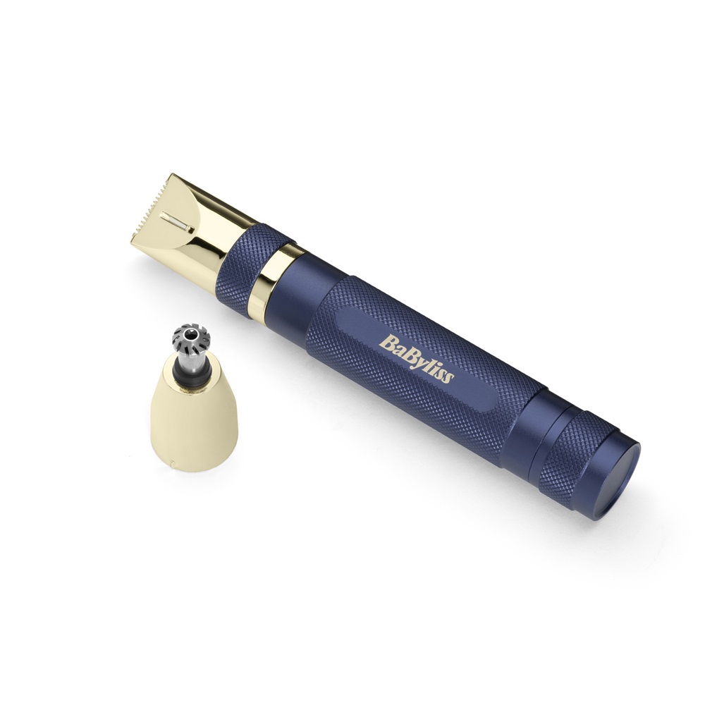 BaByliss E112E Super X-Metal Series Orr- és fülszőrzetnyíró szemöldök trimmerrel Kék
