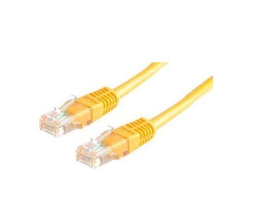 Roline UTP CAT5e patch kábel 2m sárga