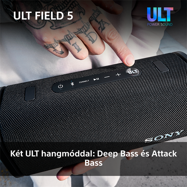 Sony ULT Field 5 fehér Bluetooth hagnszoró