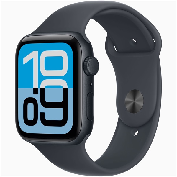Apple Watch SE3 GPS 44mm éjfekete alutok, éjfekete sport M/L