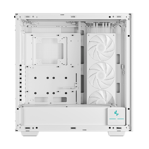 DeepCool Számítógépház - MORPHEUS WH (fehér, moduláris, 1x420mm venti,Mini-ITX /M-ATX /ATX /E-ATX, 4xUSB3.0, 1xUSB-C)