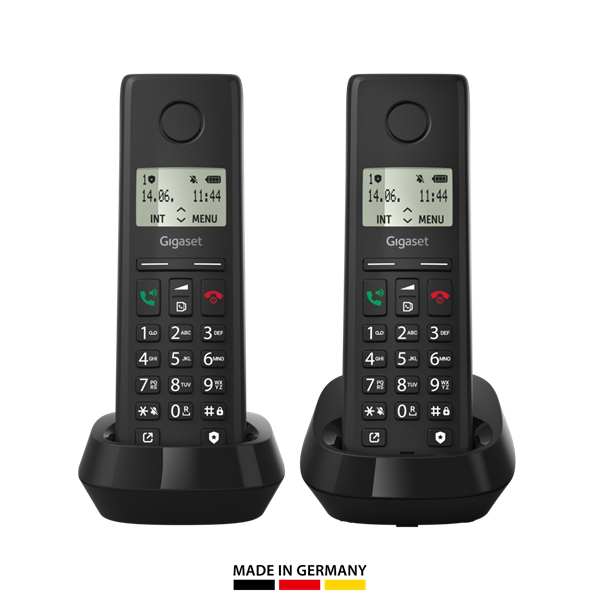 Gigaset PURE DUO 200 fekete dect telefon