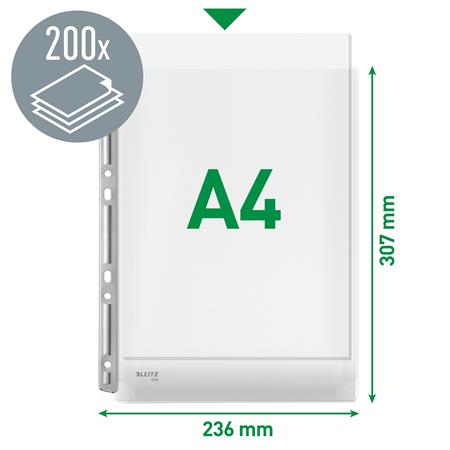 Leitz Jumbo A4 fém lefűzőrésszel lefűzhető 3db genotherm