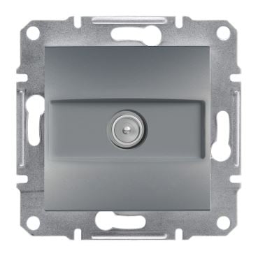 Schneider EPH3200162 ASFORA végzáró/1 dB TV aljzat acél Schneider EPH3200162 ASFORA végzáró/1 dB TV aljzat acél