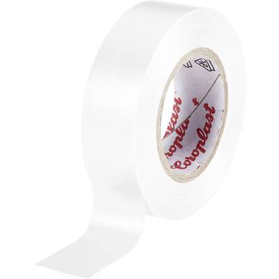 PVC elektromos szigetelő szalag (H x Sz) 25 m x 15 mm, fehér PVC 302 Coroplast, tartalom: 1 tekercs PVC elektromos szigetelő szalag (H x Sz) 25 m x 15 mm, fehér PVC 302 Coroplast, tartalom: 1 tekercs