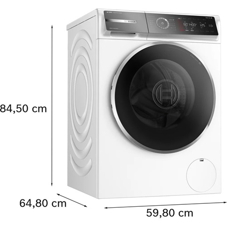 Bosch WGB254A2BY Elöltöltős mosógép - 10kg, 1400 ford./perc, A Energiaosztály, Gőzprogram