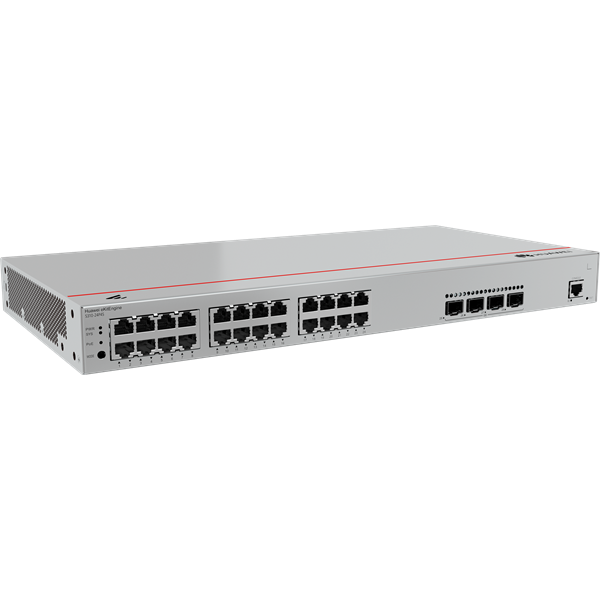 Huawei eKit Switch 24x1000Mbps (400W PoE+) + 4x1GE (SFP) + 1konzol port, S310-24P4S