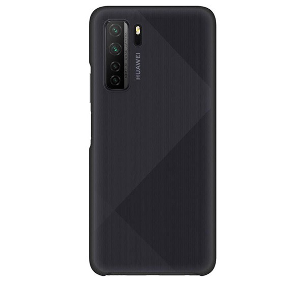 HUAWEI műanyag telefonvédő FEKETE [Huawei P40 Lite 5G / nova 7 SE]