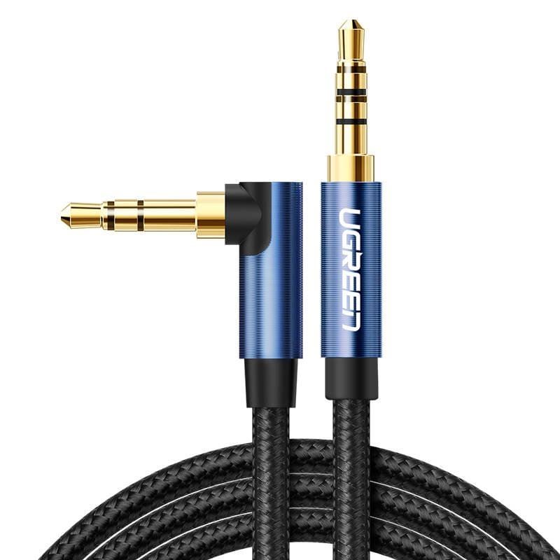 UGREEN AUX mini jack kábel, 3.5mm, 1m, fekete (60179)