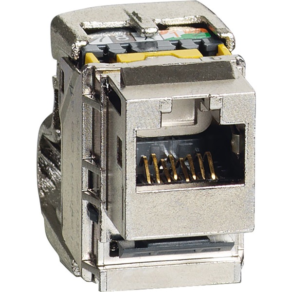 Legrand keystone Cat6A árnyékolt (STP) LCS2 gyorscsatlakozós 180° 500 Mhz 10Gigabit