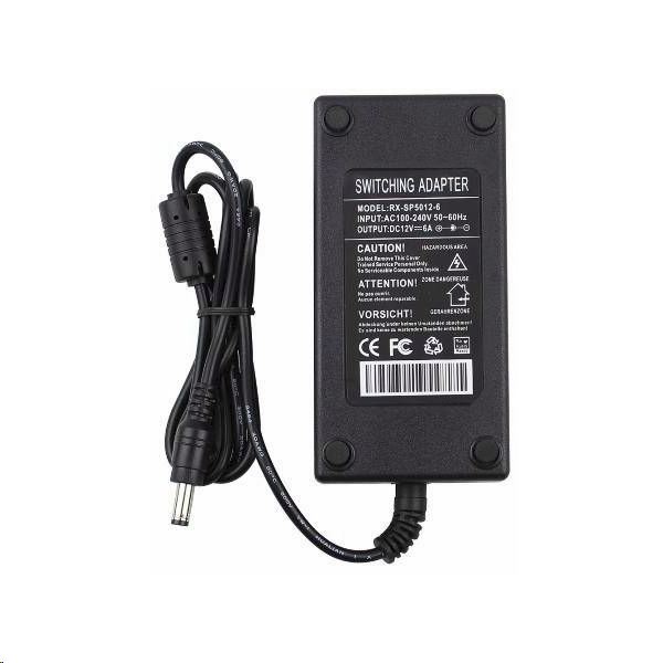 Eonboom RX-SP5012-6 kamera tápegység 12VDC 6A Eonboom RX-SP5012-6 kamera tápegység 12VDC 6A
