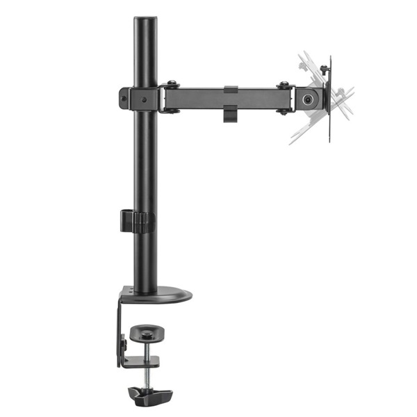 Equip Monitor Asztali konzol - 650156 (17"-32", 1 monitor, dönthető, forgatható, állítható magasság, Max.: 9kg, fekete) Equip Monitor Asztali konzol - 650156 (17"-32", 1 monitor, dönthető, forgatható, állítható magasság, Max.: 9kg, fekete)